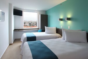 Superior Twin Room, 2 Twin Beds, City View | In-room safe, desk, free WiFi, bed sheets