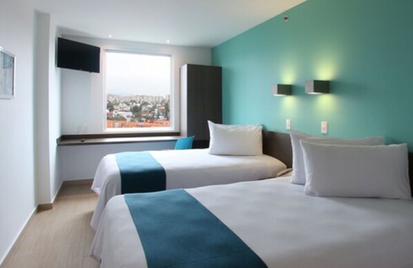 Superior-Zweibettzimmer, 2 Einzelbetten, Stadtblick