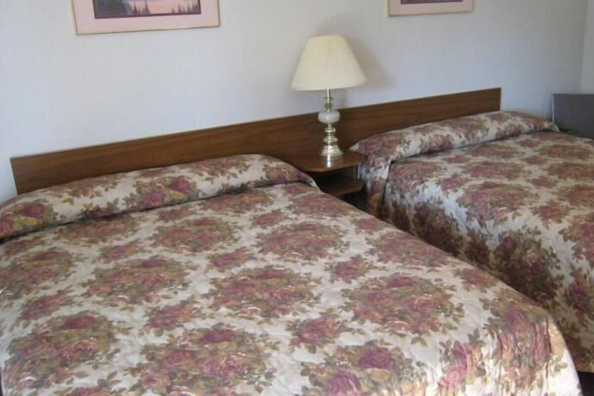 Economy-dobbeltværelse - 2 queensize-senge | 1 soveværelse, skrivebord, ekstra senge (tillægsgebyr), gratis Wi-Fi
