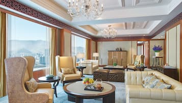 套房 (Shangri-La) | 意大利 Frette 床單、高級寢具、羽絨被、特厚豪華床墊