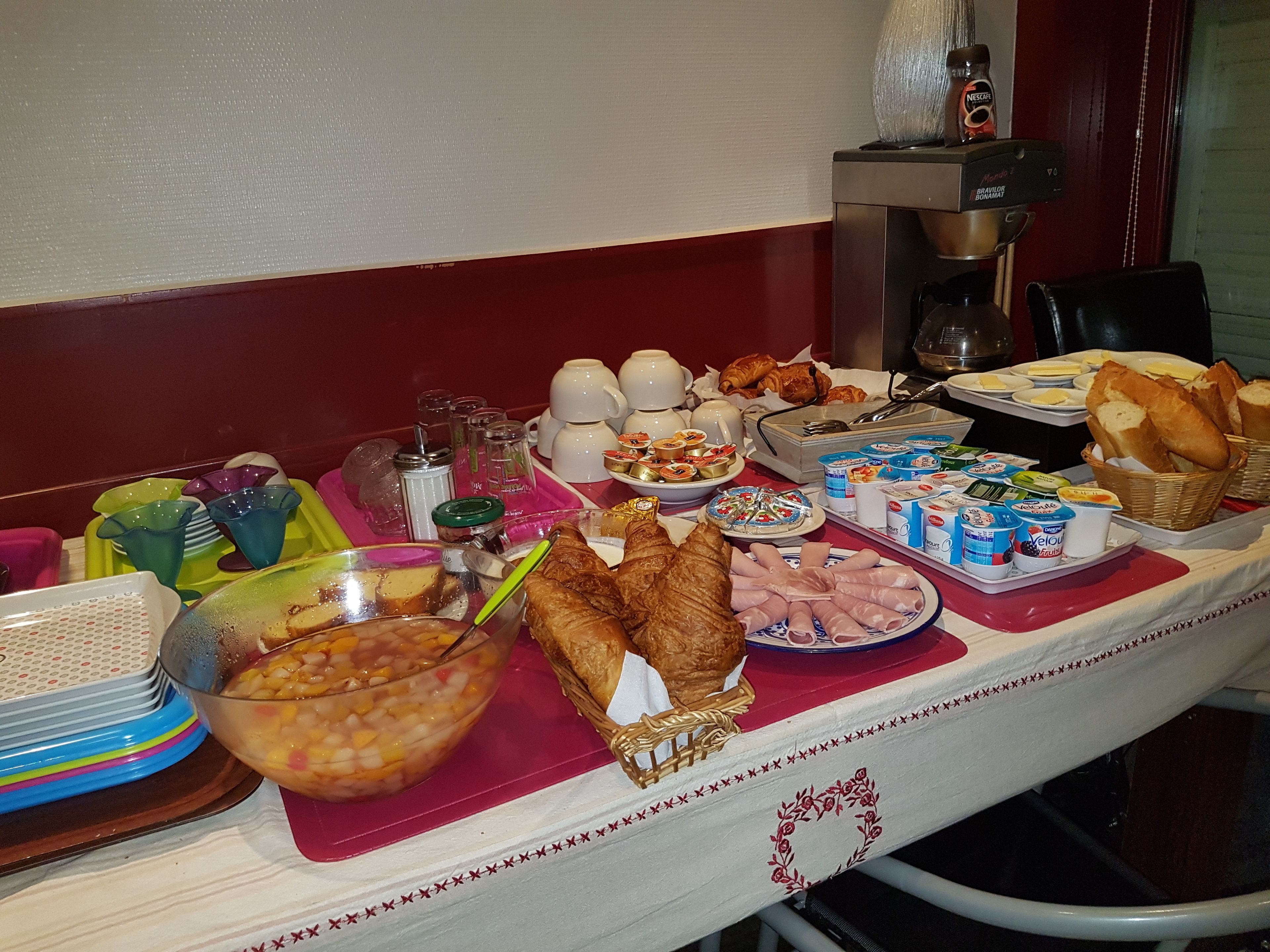 Daily buffet breakfast (EUR 7.00 per person)
