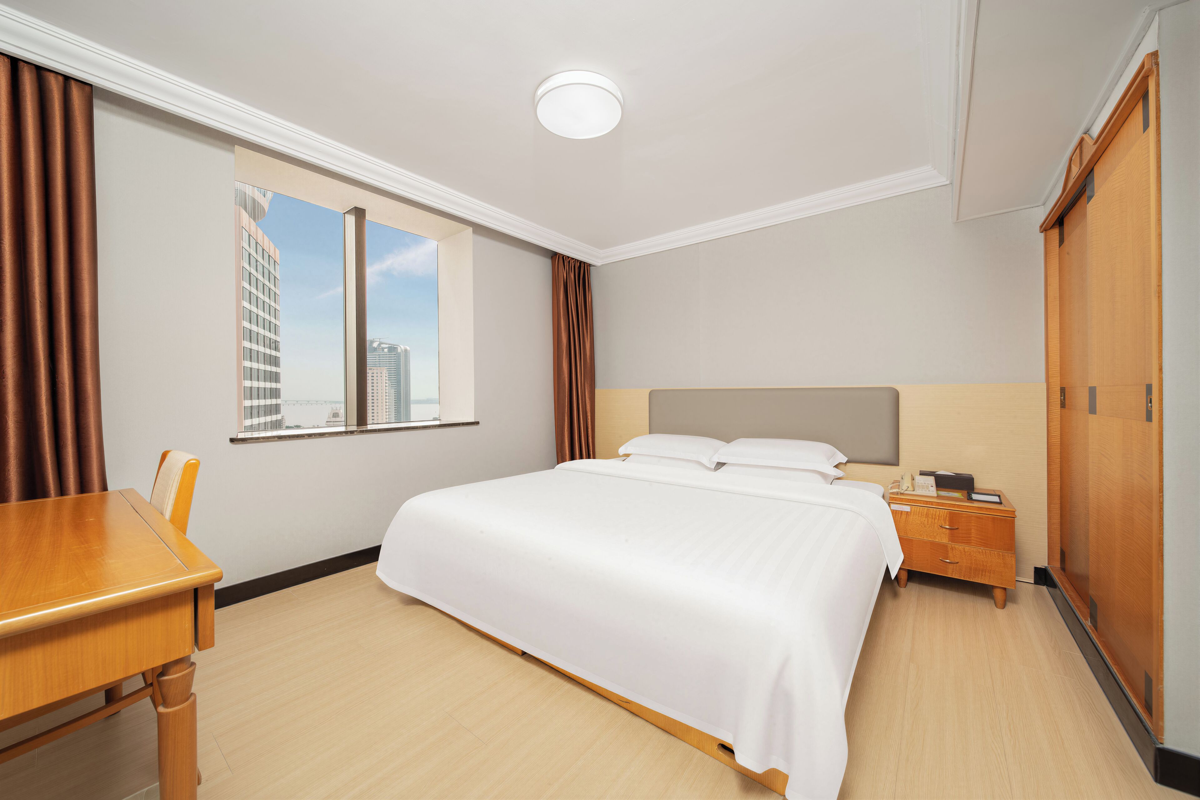 Two Bedrooms Apartment | Premium bedding, desk, blackout curtains, rollaway beds