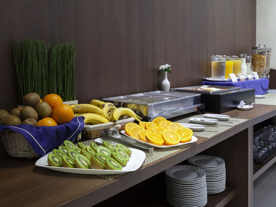 Daily buffet breakfast (EUR 9 per person)