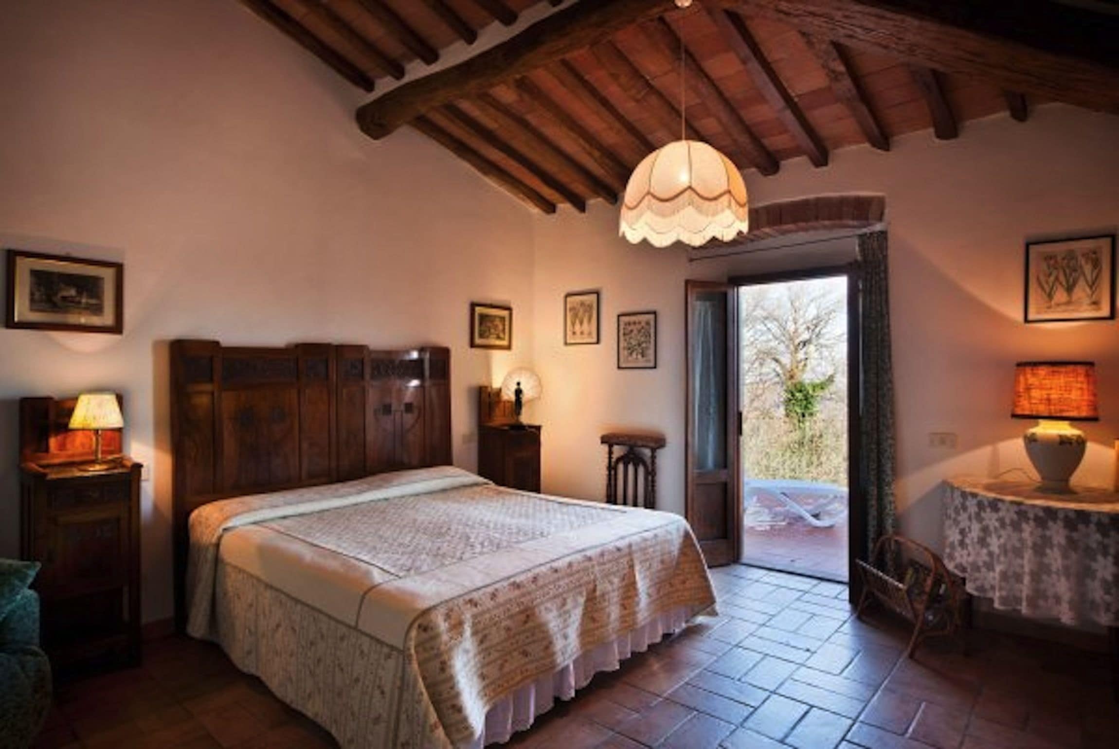 Appartamento, 1 camera da letto, non fumatori, vista piscina (Anna) | Biancheria da letto di alta qualità, copriletto in piuma