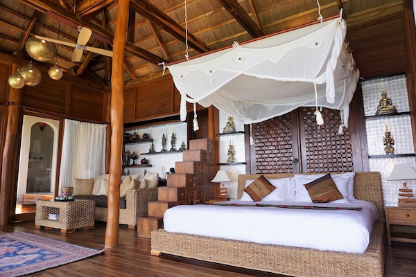 豪華別墅, 海灘景觀 (Beach) | 高級寢具、客房內保險箱、免費無線上網、床單