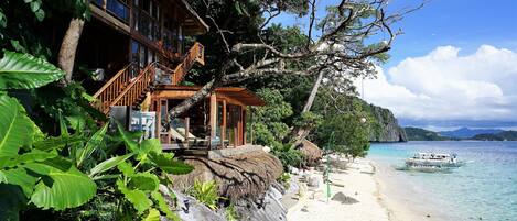 Blick von der Unterkunft