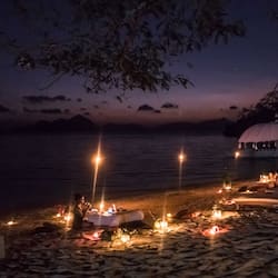 Frühstück, Mittagessen, internationale Küche, Blick auf den Strand