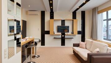 Leilighet | Safe på rommet, strykejern/-brett, wi-fi (inkludert) og rullestolvennlig