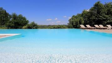 Hồ bơi ngoài trời phục vụ theo mùa, hồ bơi tại sân thượng