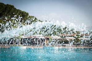 Seasonal outdoor pool, pool umbrellas, pool loungers - Nicotera Beach Village (Nicotera Marina)