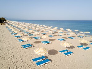 Privat strand i nærheten