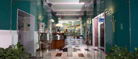 Interior entrance
