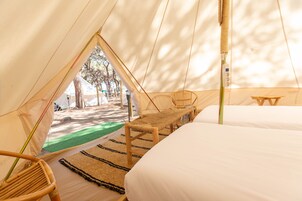 Tienda, 2 camas individuales | Ropa de cama