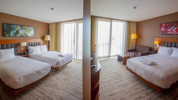 1 bedroom, premium bedding, down duvets, Select Comfort beds