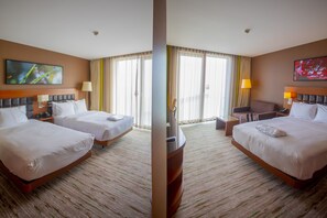 1 bedroom, premium bedding, down comforters, Select Comfort beds