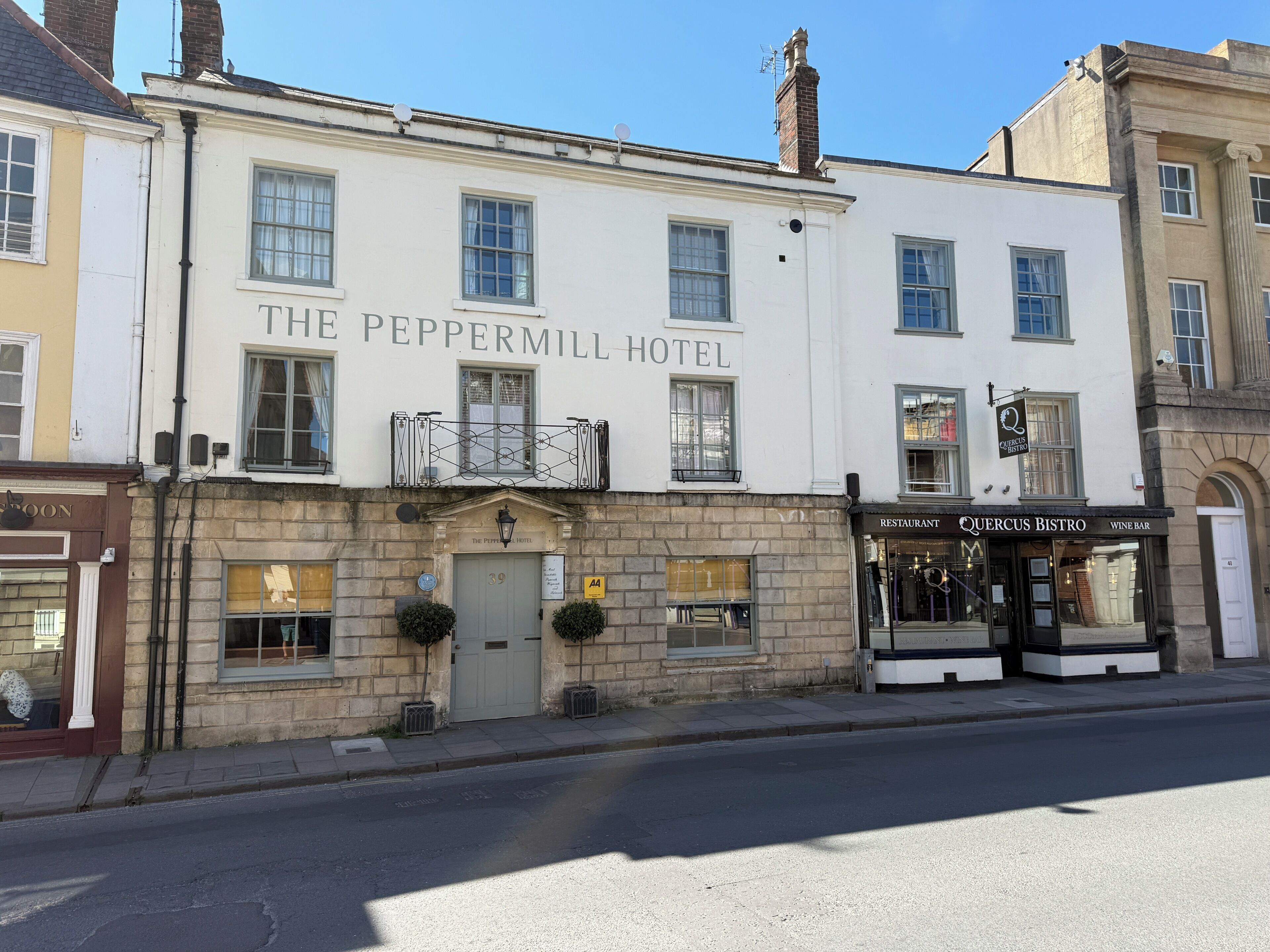 Fassade der Unterkunft