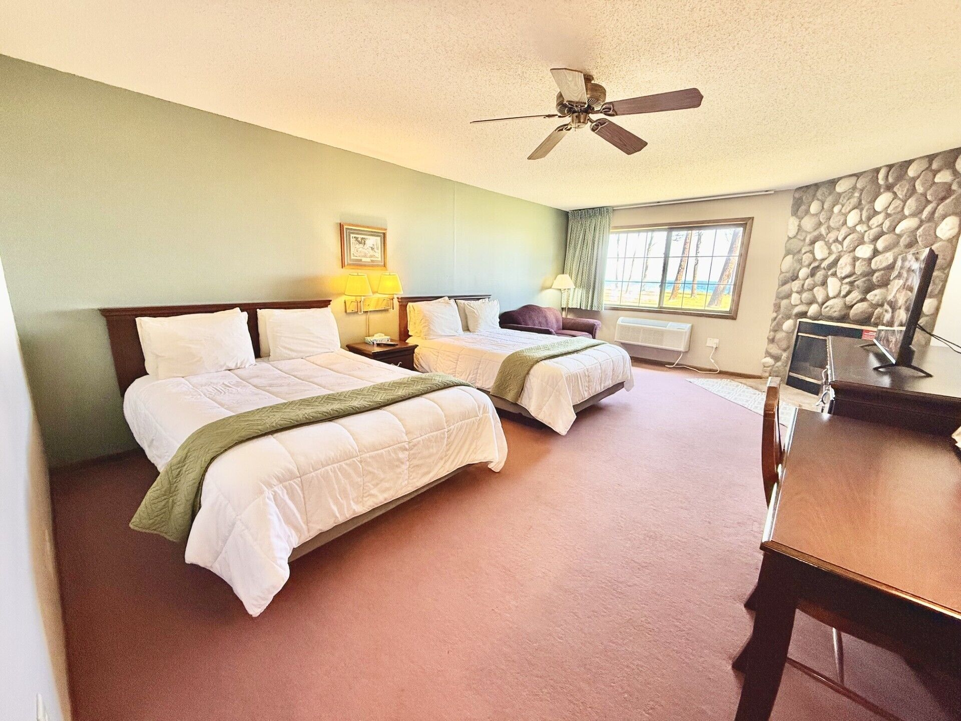 Basic Room, 2 Queen Beds, Lake View, Poolside | View from room