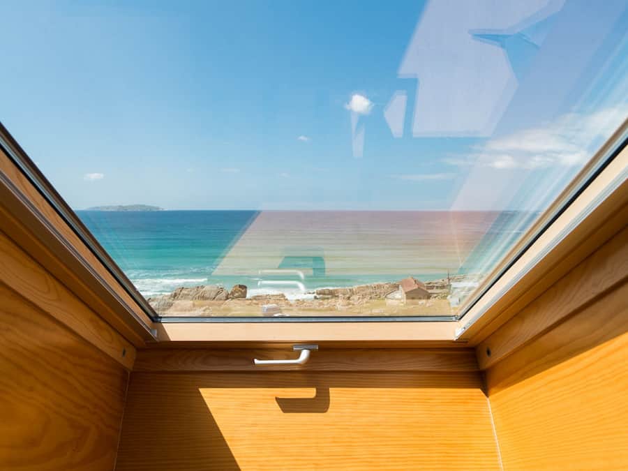 Uitzicht vanuit de kamer