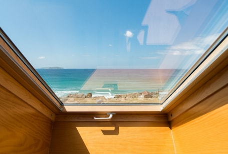 View from room. Pousada A Lanzada