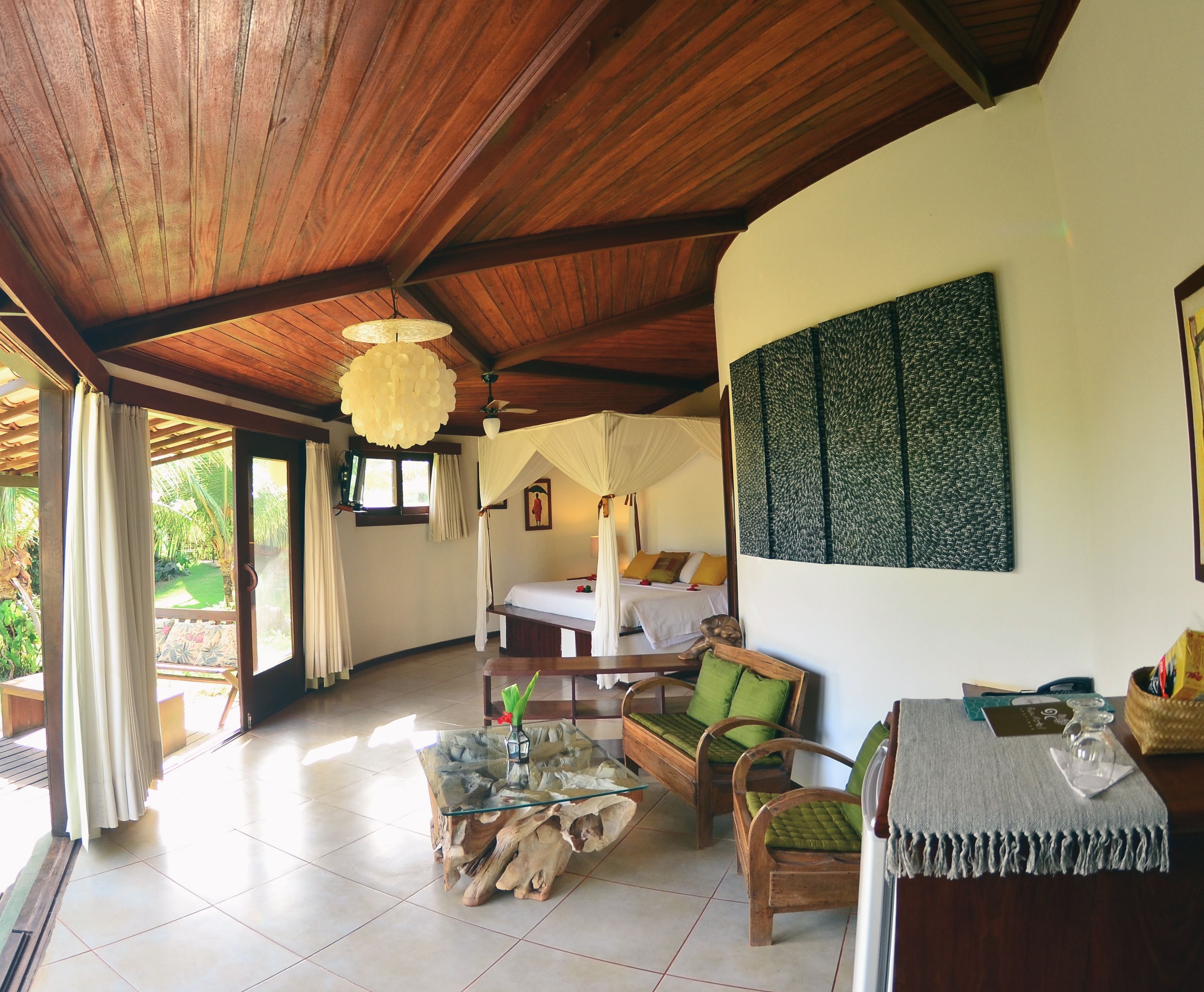 bungalow, ocean view | minibar, in-room safe, individually decorated, blackout curtains