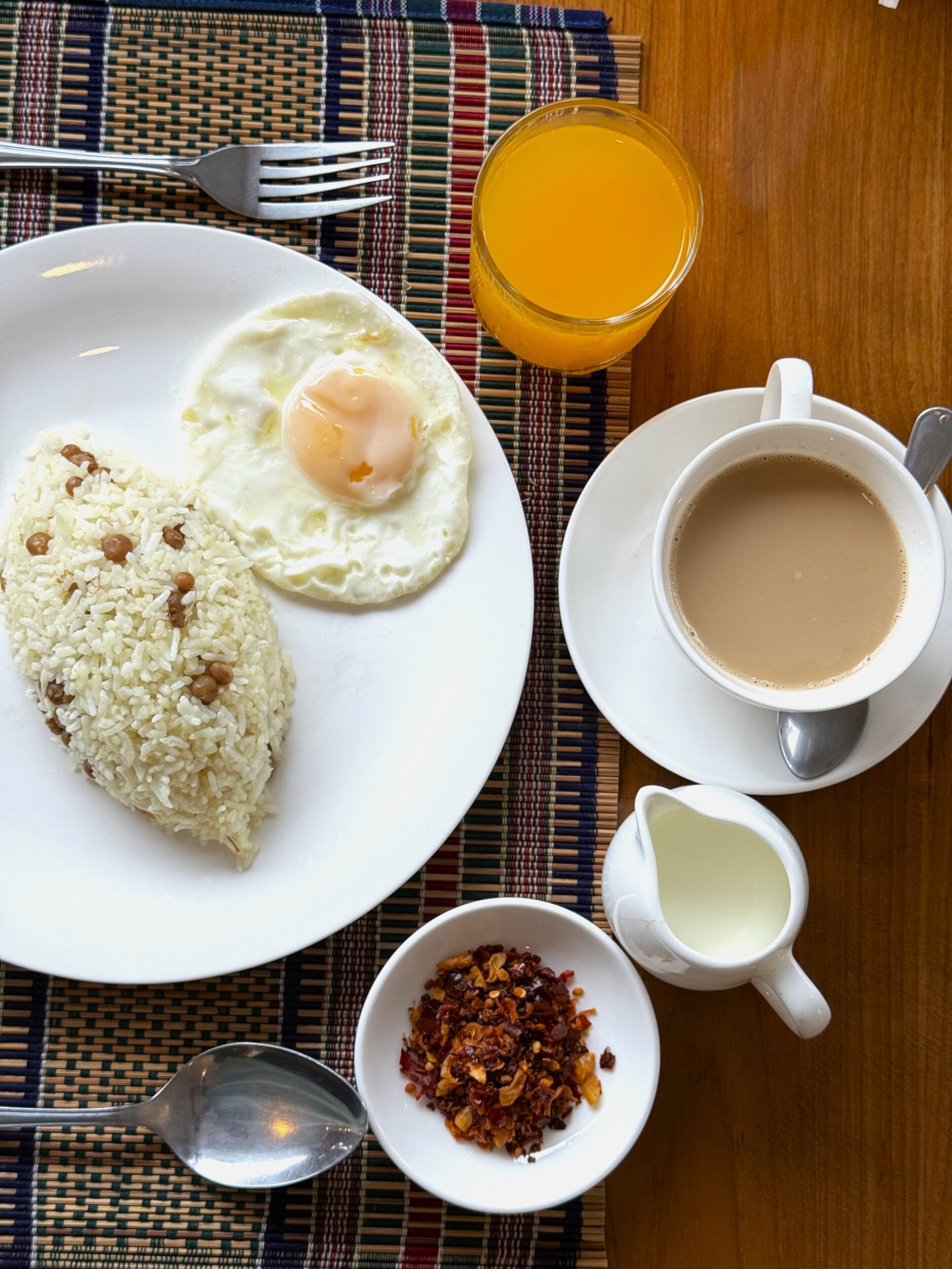 buffet breakfast for a fee