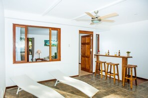 Superior Suite, 1 King Bed, Ocean View | Terrace/patio