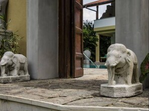 Entrada de la propiedad