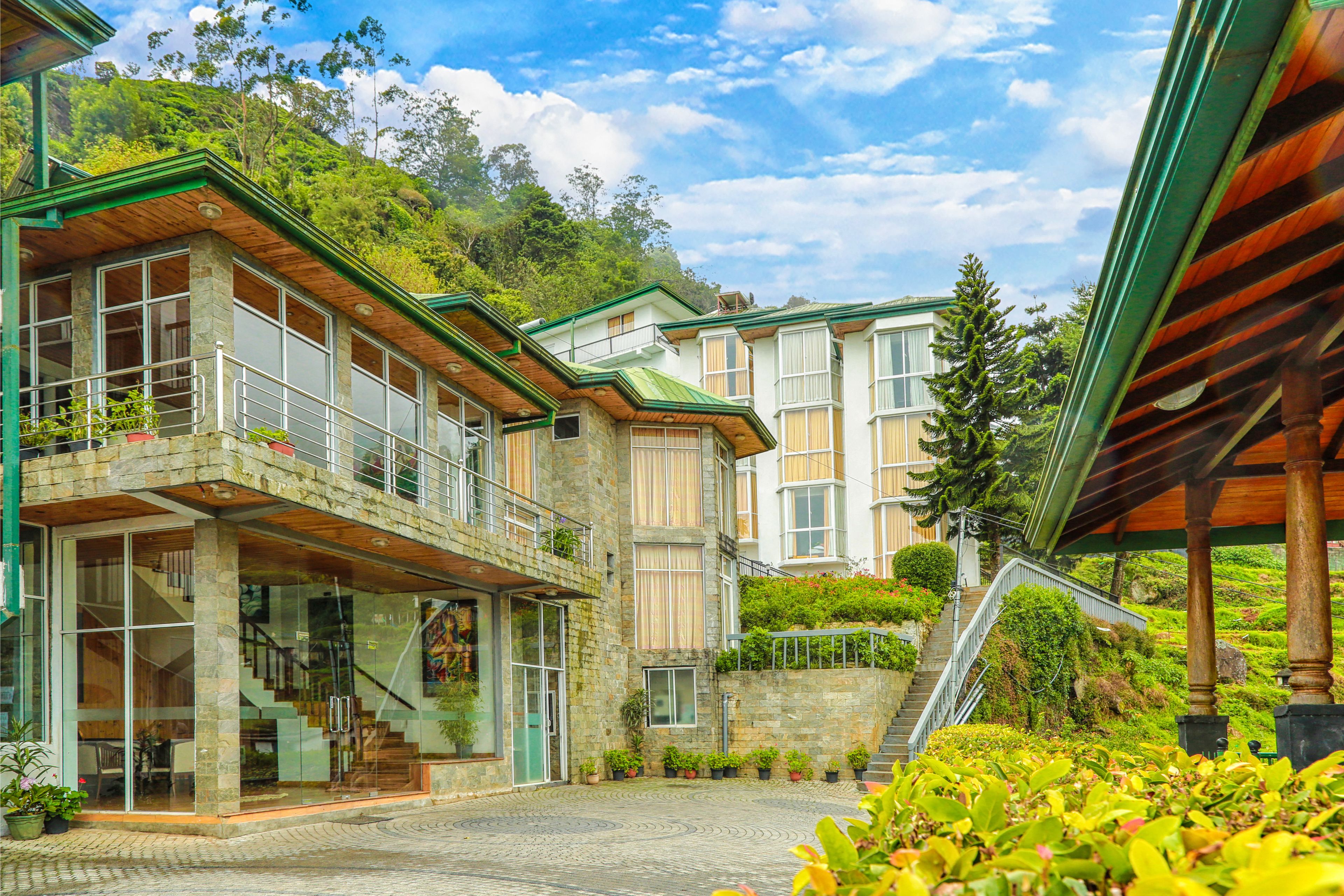 Façade de l’hébergement