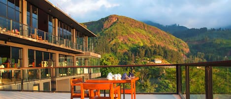 Vue depuis l’hébergement