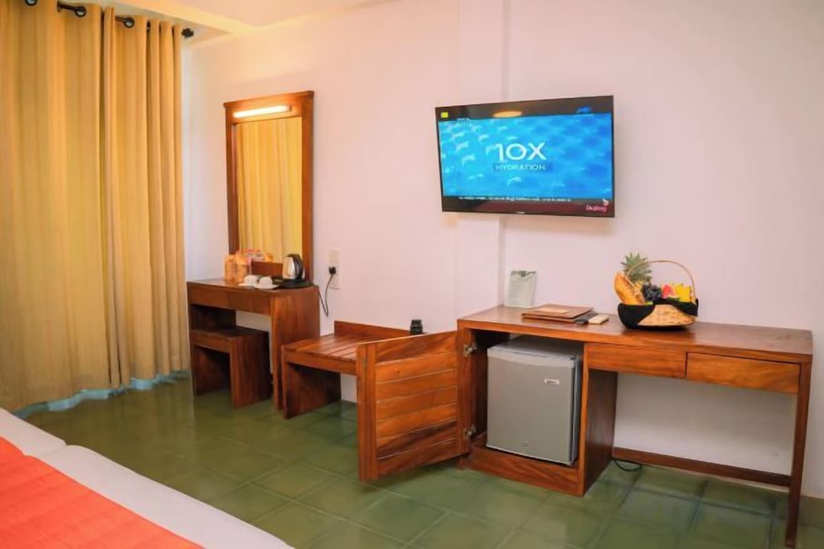 Ropa de cama de alta calidad y minibar