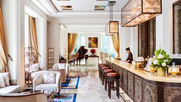 Rooftop bar, pool views, open daily