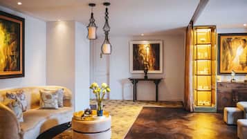 Steam room, body treatments, aromatherapy, hot stone massages