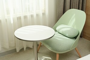 Standard Double Room, 1 Double Bed, Pets Not Allowed, City View | Down comforters, in-room safe, desk, blackout drapes - Staz Hotel Heritage (Jeju City)