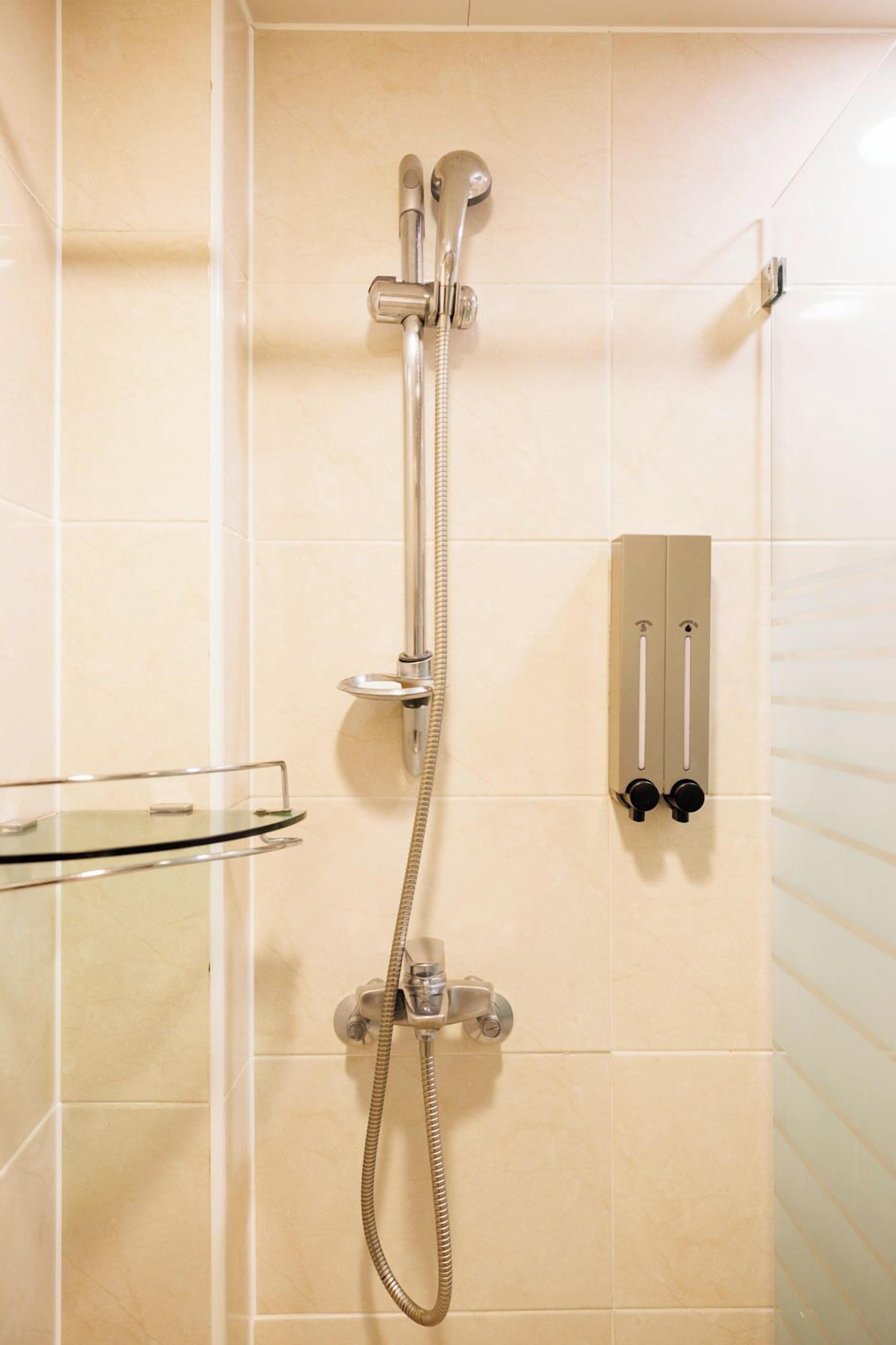 Double Room, Annex Building (Located behind the main building) | Bathroom | Shower, hair dryer, slippers, towels