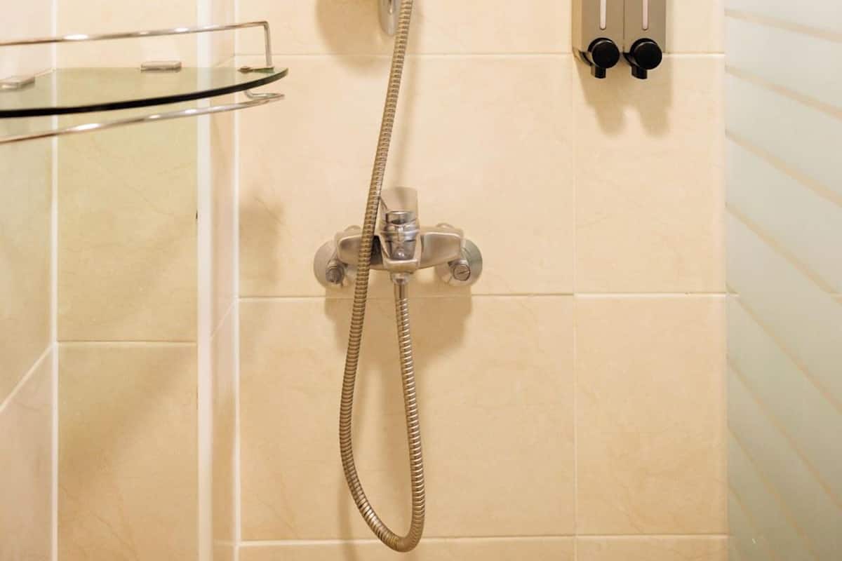 Double Room, Annex Building (Located behind the main building) | Bathroom | Shower, hair dryer, slippers, towels