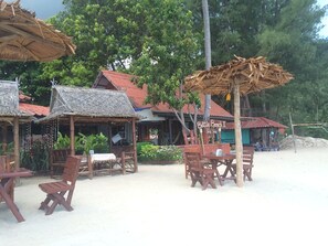 Blick von der Unterkunft