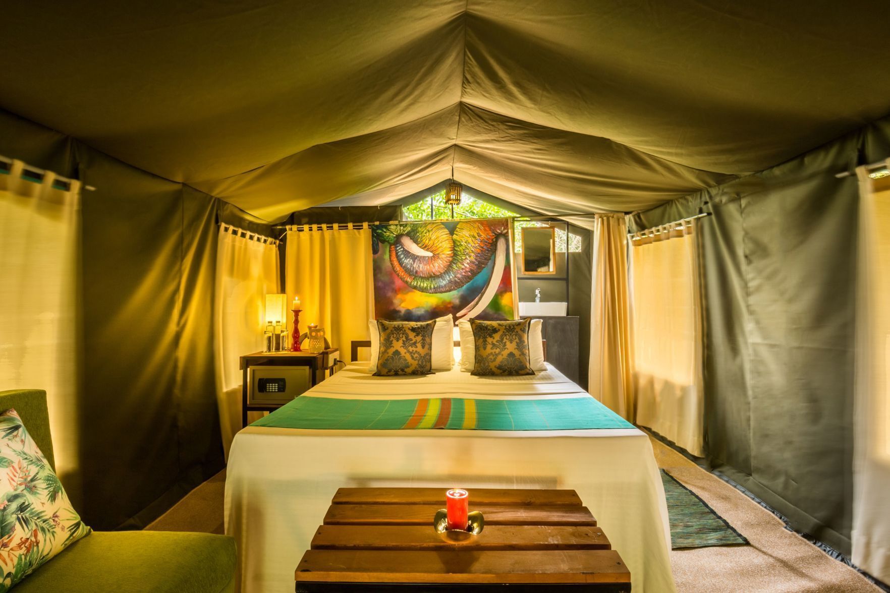 1 bedroom, premium bedding, individually decorated
