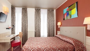 Bureau, chambres insonorisées, Wi-Fi gratuit, draps fournis