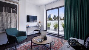 Deluxe Penthouse, Balcony, City View | Living area - Rothschild Residence by Zvieli Hotels (Tel Aviv)