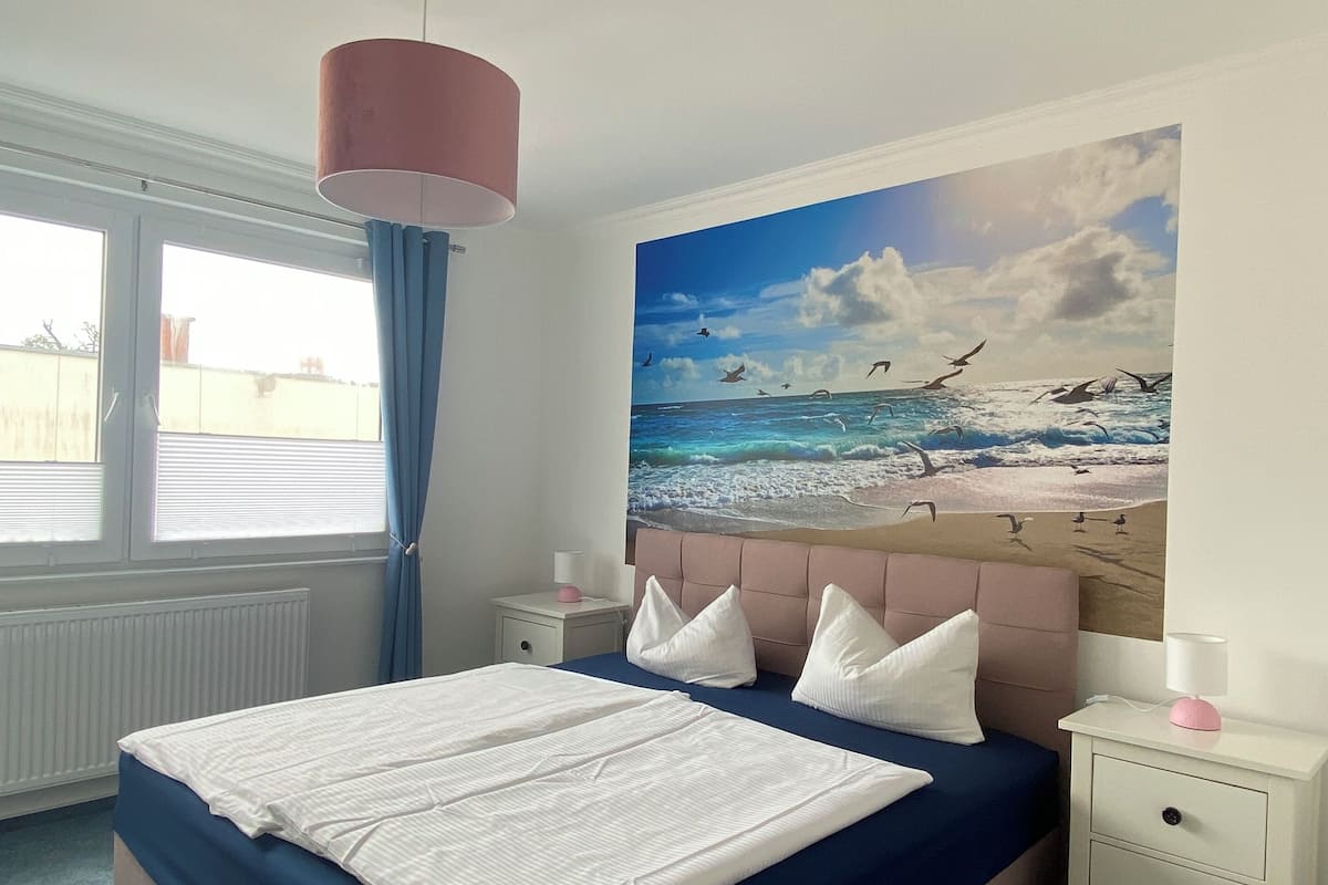 Familienapartment | 1 Schlafzimmer, kostenloses WLAN, Bettwäsche
