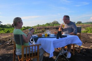 Daily continental breakfast (USD 12 per person)