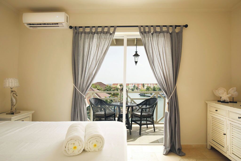 standard double or twin room, balcony, marina view | view from room