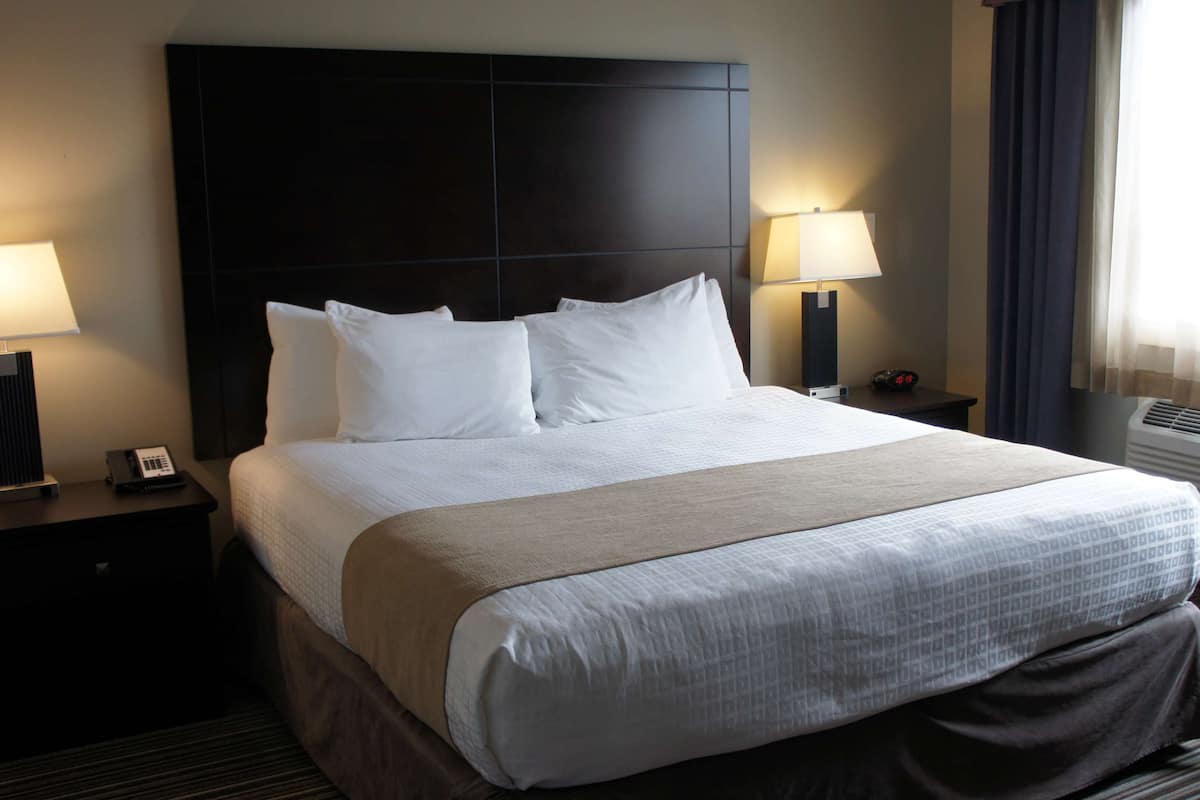 Pillow-top beds, desk, laptop workspace, iron/ironing board