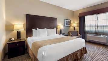 Pillowtop beds, desk, laptop workspace, iron/ironing board