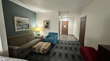 Desk, iron/ironing board, free cribs/infant beds, free WiFi