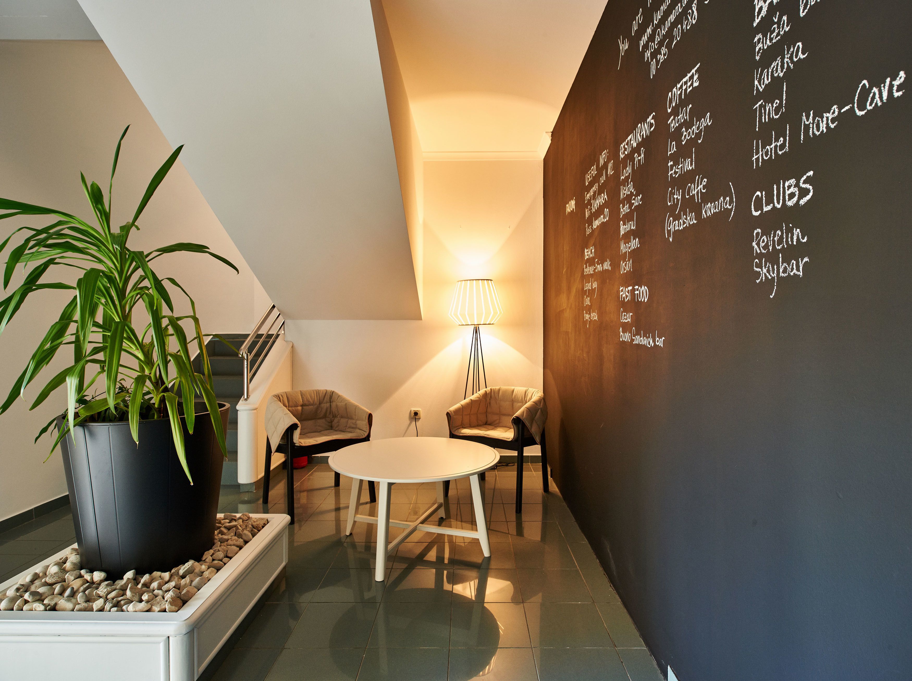 Lobby sitting area