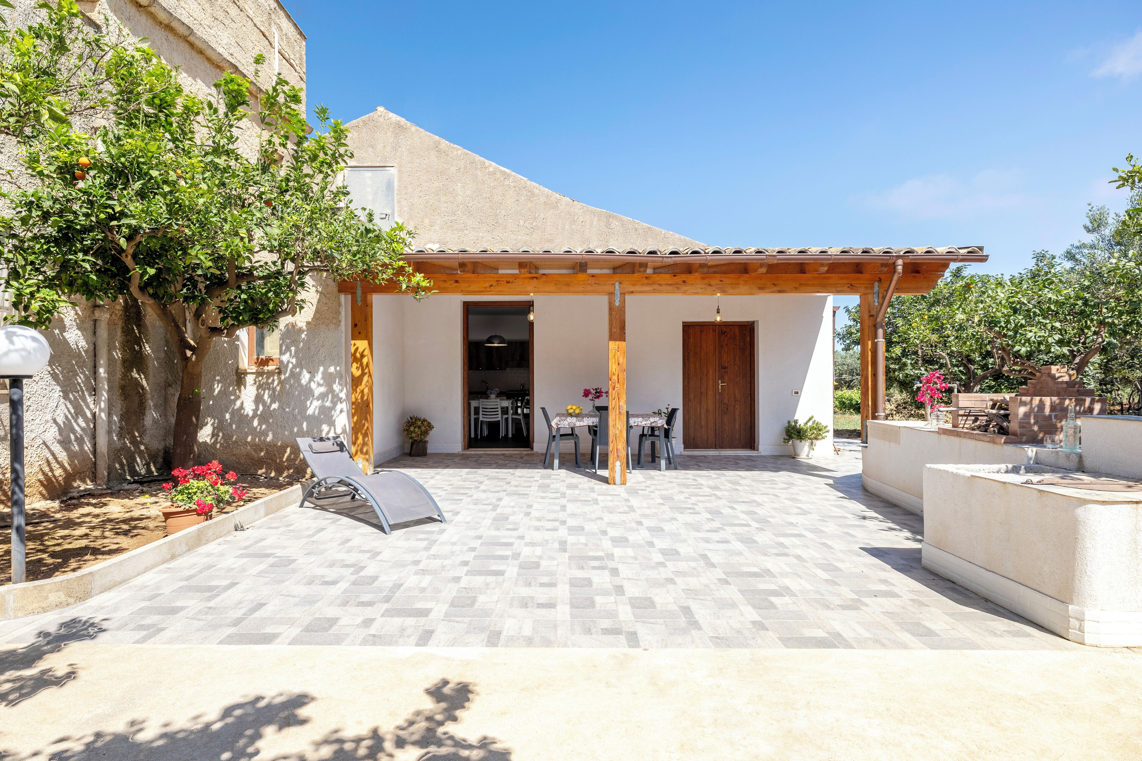 Majoituspaikan julkisivu