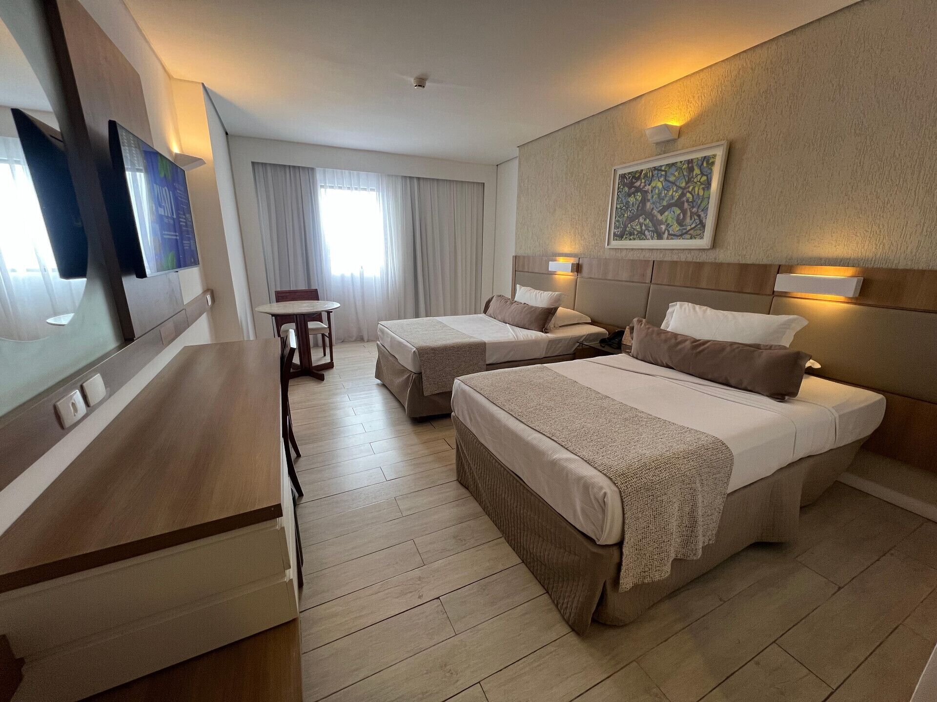 Minibar, in-room safe, desk, blackout curtains