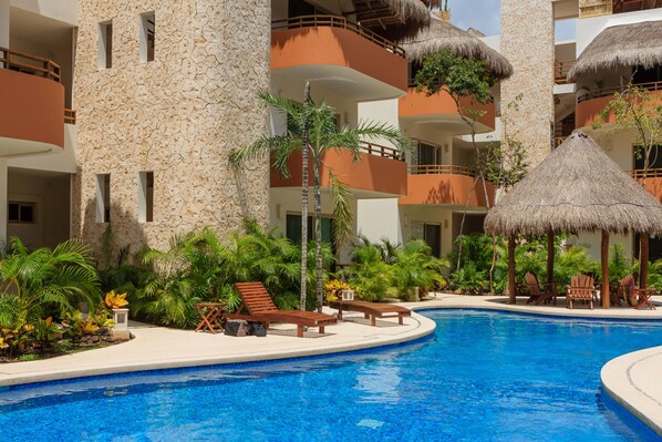 Outdoor pool - Condos Perfectly Situated Between the Beach & Tulum Town by Stella Rentals (Tulum)