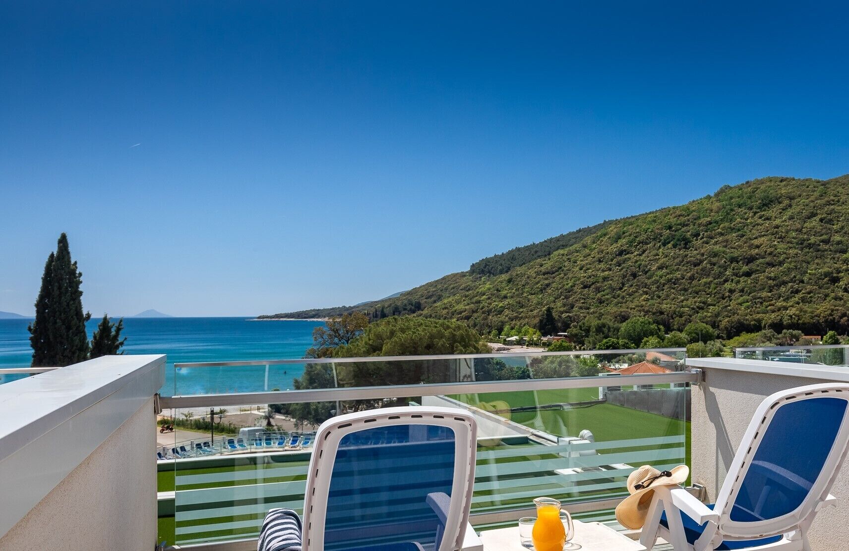 Junior Suite, Balcony, Sea View | Terrace/patio